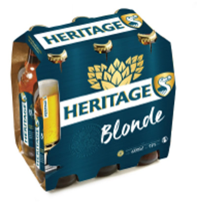 BIERE BLONDE BOUTEILLE PACK 5.8° 33cl HERITAGE