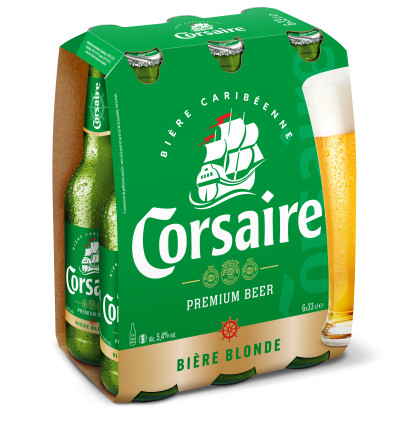 BIERE BOUTEILLE PACK 5.4° 33clx6 CORSAIRE