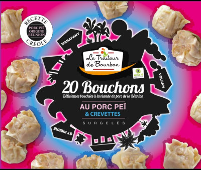 BOUCHONS CREVETTE PORC 10 SACHETS x20 SAL.DE BOURBON