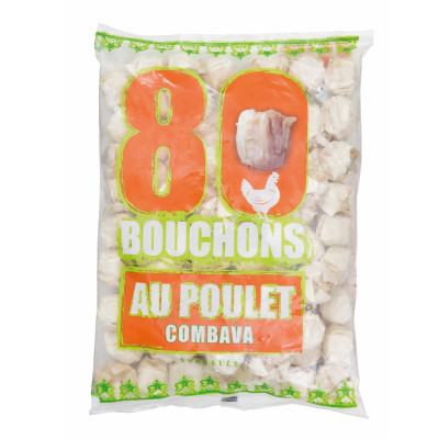 BOUCHONS POULET COMBAVA 3 SACHETS x80