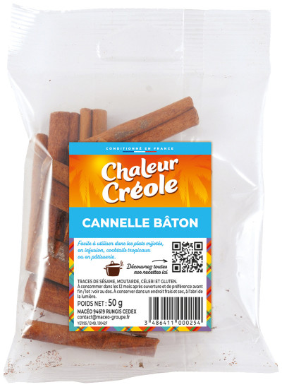 CANNELLE BATON 50g CHALEUR CREOLE