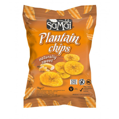 CHIPS BANANE SUCREE 75gx15
