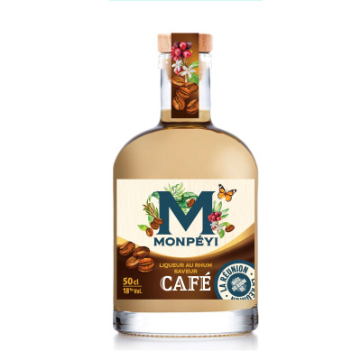 LIQUEUR AU RHUM CAFE 18o 50cl MONPEYI