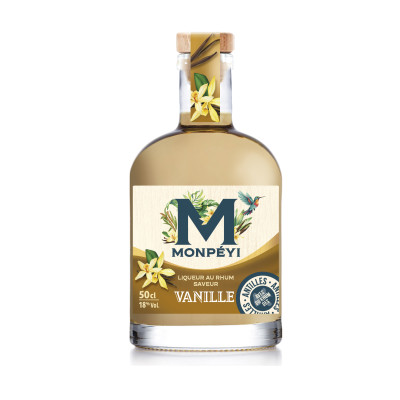 LIQUEUR AU RHUM VANILLE 18o 50cl MONPEYI