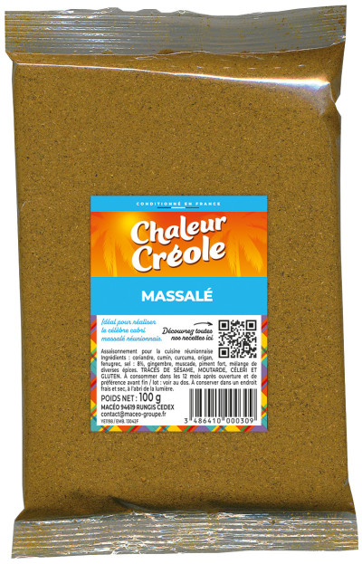 MASSALE 100g CHALEUR CREOLE