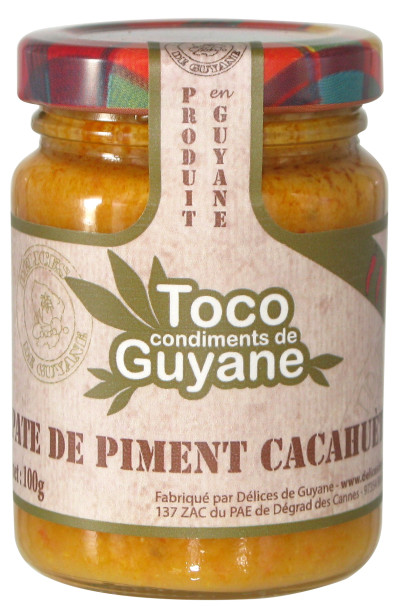 PATE PIMENT CACAHUETE 100g TOCO