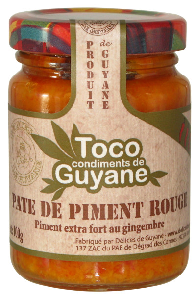 PATE PIMENT ROUGE 100g TOCO