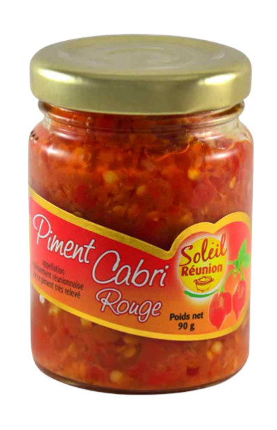 PATE PIMENT ROUGE CABRI 90g SOLEIL REUNION