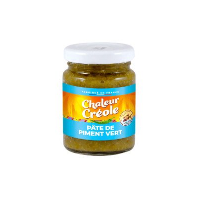 PATE PIMENT VERT 90g NOUVEAU FORMAT CHALEUR CREOLE