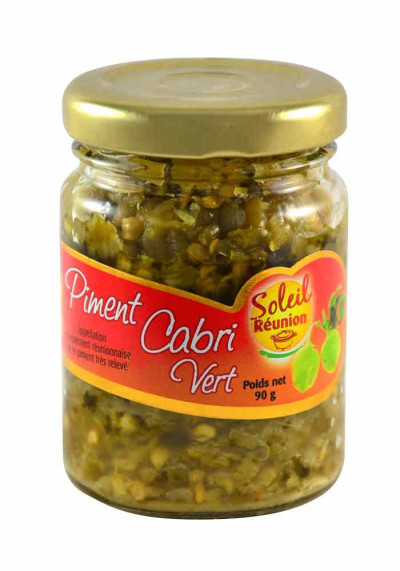 PATE PIMENT VERT CABRI 90g SOLEIL REUNION