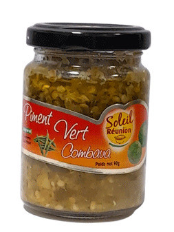 PATE PIMENT VERT COMBAVA 90g SOLEIL REUNION