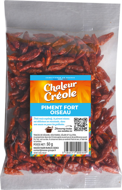 PIMENT FORT ENTIER 50g CHALEUR CREOLE