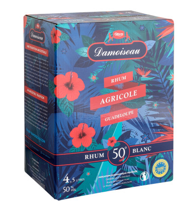 RHUM BLANC 50° CUBI 4L5 DAMOISEAU