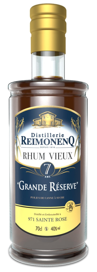 RHUM VIEUX 7 ANS GRANDE RESERVE 40° 70cl REIMONENQ