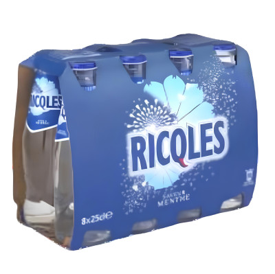 RICQLES MENTHE VERRE PERDU PACK 25clx8 RICQLES