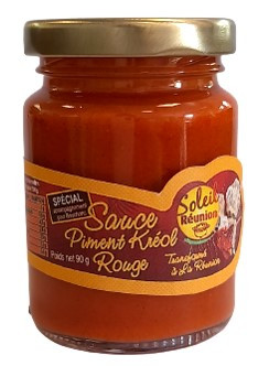 SAUCE PIMENT KREOL ROUGE BOUCHON 90g SOLEIL REUNION