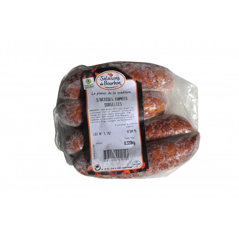 SAUCISSE FUMEE 320g SALAISONS DE BOURBON