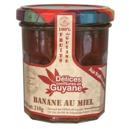 Confiture de banane au miel Délices de Guyane